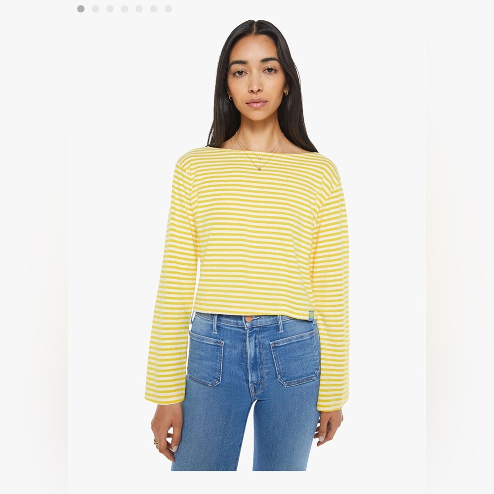 NWT Mother Denim Skipper Bell Shirt, Size Small